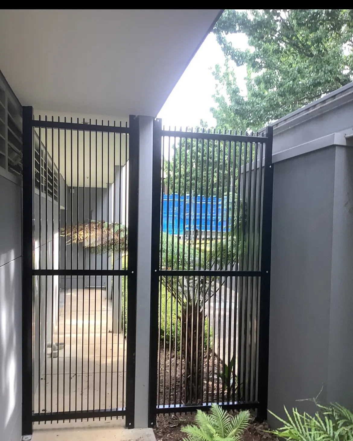 Residential gate installation in Indianapolis by Eagledale Gate Services